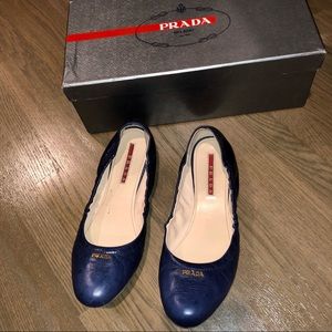 Navy blue Prada ballets (36)